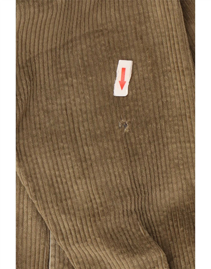 Camicia da uomo in velluto a coste Energie grande in cotone kaki