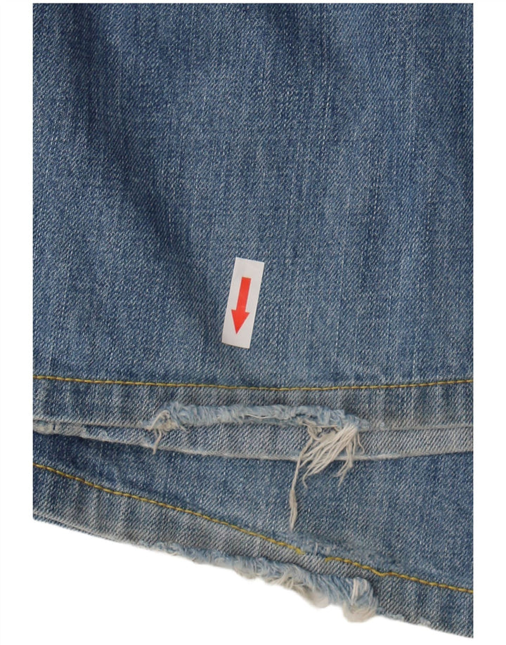 Replay Jeans dritti invecchiati da uomo W34 L30 in cotone blu