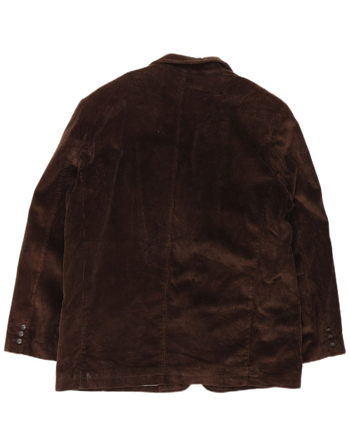 Giacca blazer a 2 bottoni Marks & Spencer da uomo blu Harbour UK 42 XL marrone