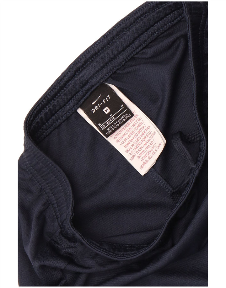 Pantaloncini sportivi Nike da ragazzo Dri Fit 10-11 anni medio blu navy poliestere