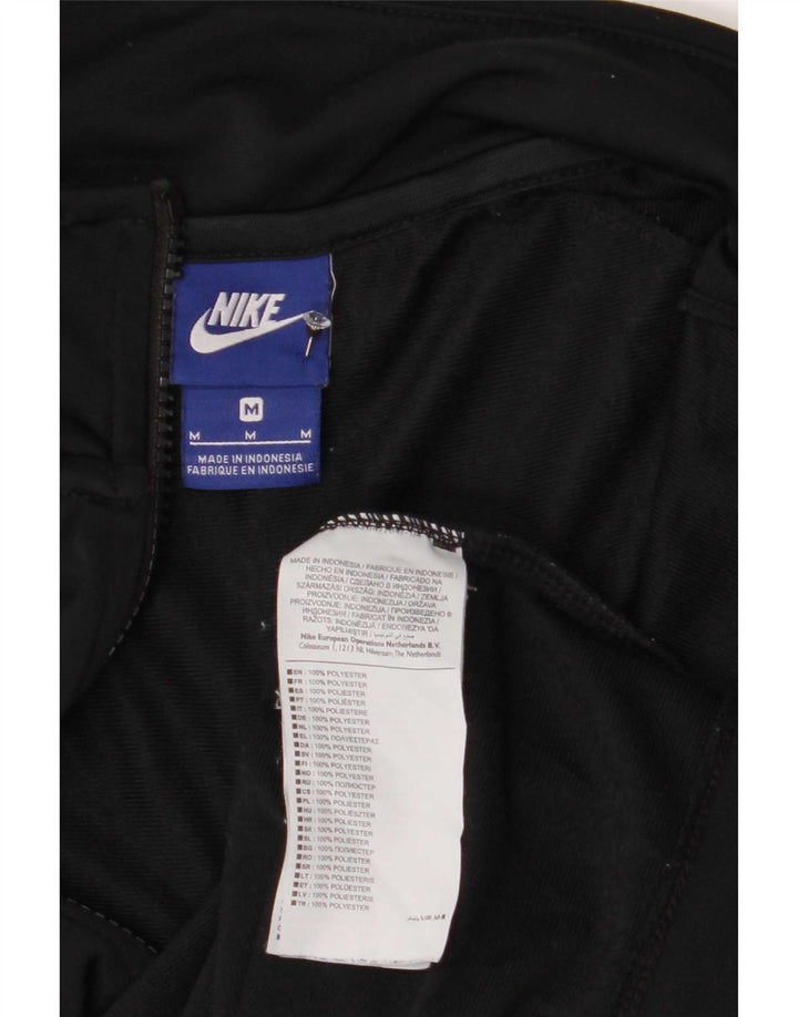 Giacca da tuta da uomo Nike, giacca media, nera, in poliestere