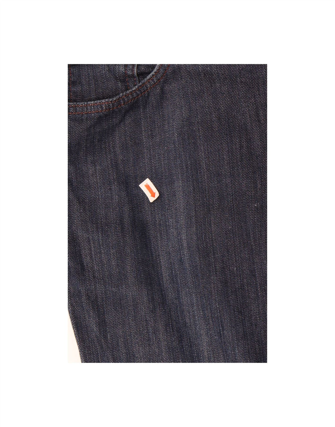 TRUSSARDI Womens Bootcut Jeans W33 L26 Navy Blue Cotton