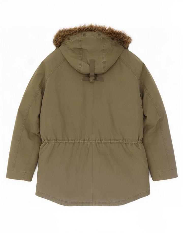 Giacca parka con cappuccio da uomo Timberland UK 38 medio kaki