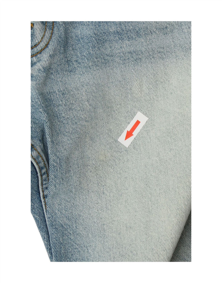 Jeans dritti invecchiati da uomo Zara EU 40 medio W31 L29 cotone blu