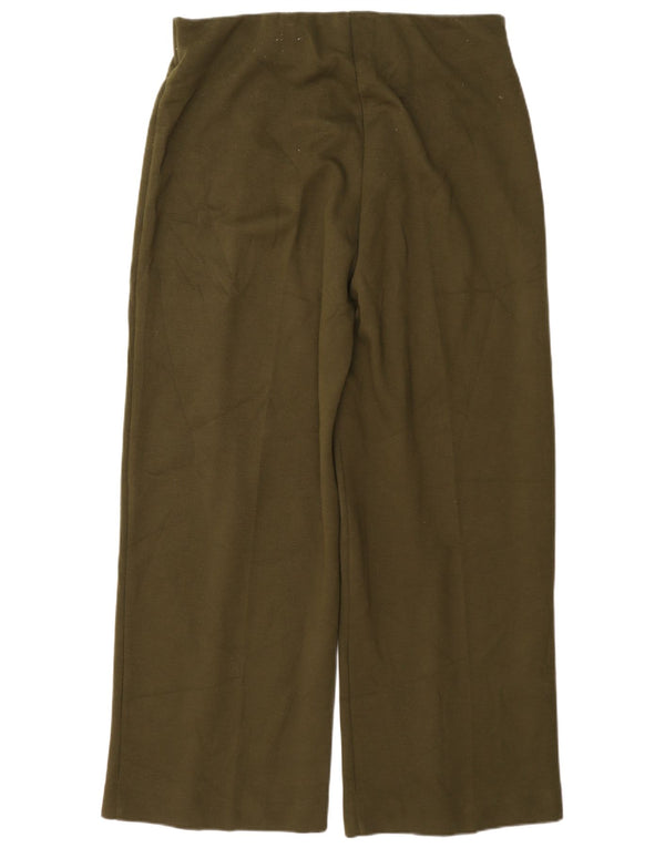 Pantaloni casual dritti da donna Marks & Spencer UK 16 Large W34 L31 Cachi