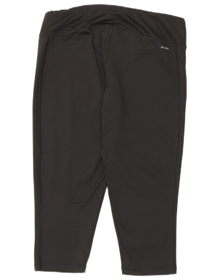 Leggings Adidas Climalite Capri da donna UK 16/18 Large Nero Poliestere