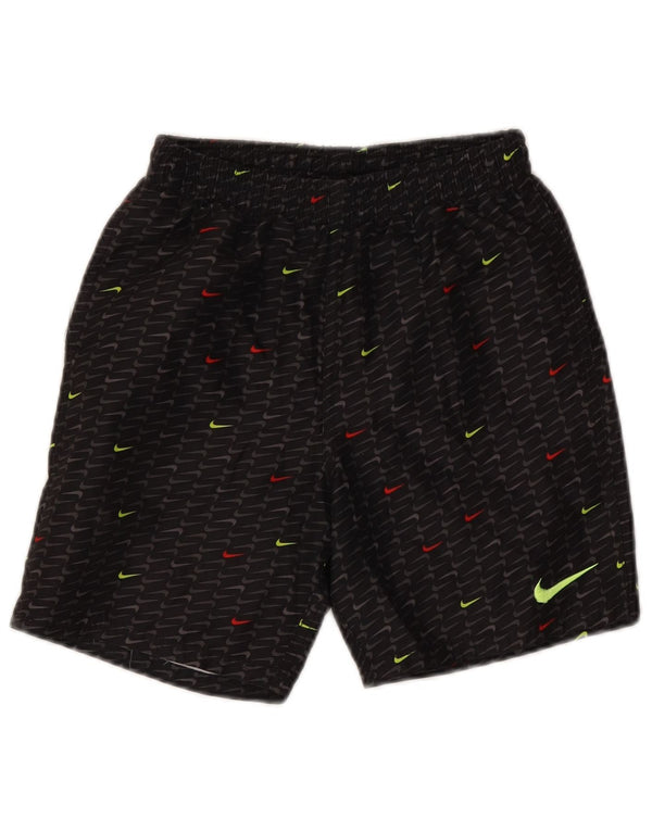 Pantaloncini sportivi Nike da ragazzo Dri Fit Graphic 12-13 anni Large Nero in poliestere