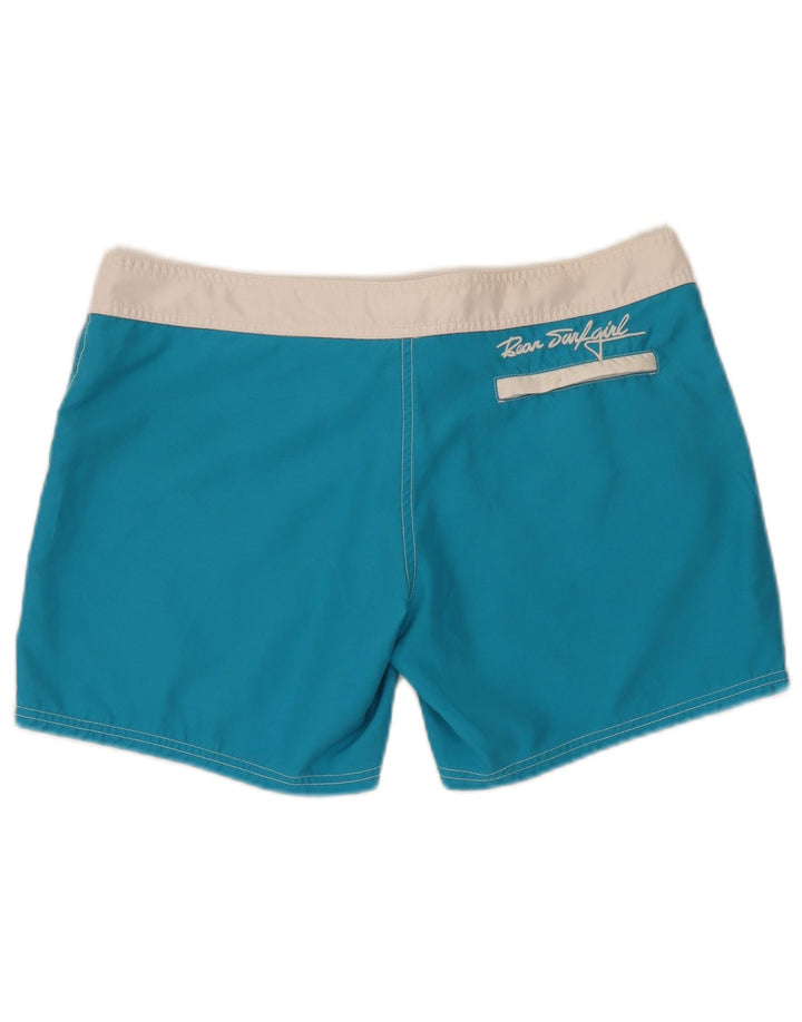 Pantaloncini da bagno da uomo Bear XL blu color block