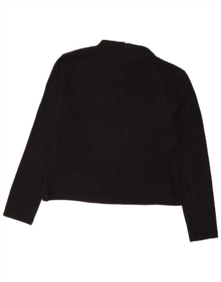 Top Zara da donna a maniche lunghe UK 14 medio nero