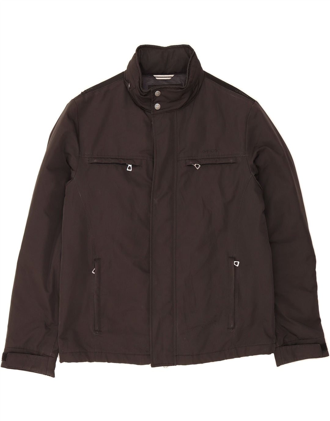 GEOX Mens Respira Windbreaker Jacket UK 38 Medium Black Polyester Vintage Geox and Second-Hand Geox from Messina Hembry 