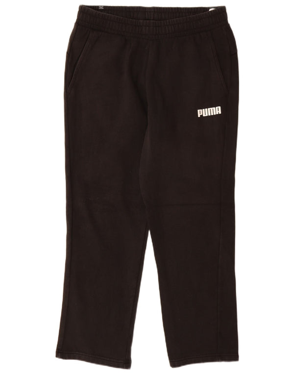Pantaloni da tuta da uomo Puma Large in cotone nero