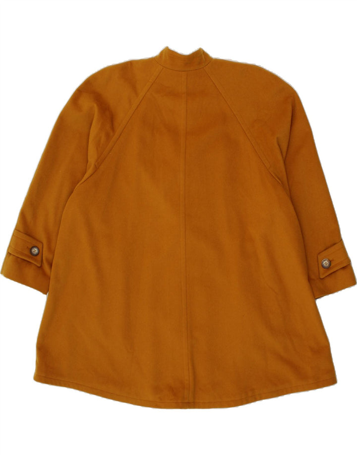 KEMPER Womens Overcoat EU 40 Medium Brown Virgin Wool Vintage Kemper and Second-Hand Kemper from Messina Hembry 