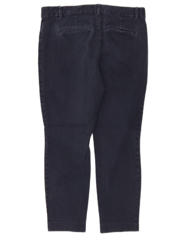 Pantaloni skinny corti da donna Gap UK 10 piccoli W32 L25 cotone blu navy