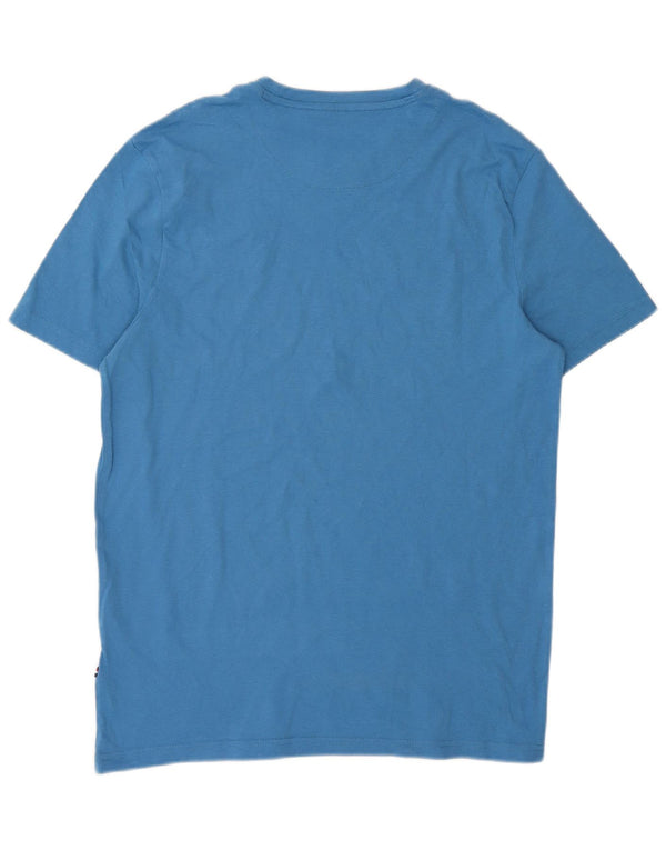 Polo Assn. T-shirt grafica da uomo Top piccola in cotone blu