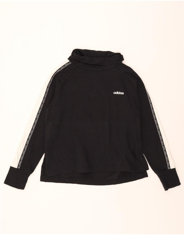 Felpa grafica da donna Adidas Felpa UK 16/18 Large Black Colourblock