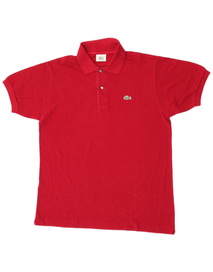 Polo da uomo Lacoste taglia 4 media in cotone rosso