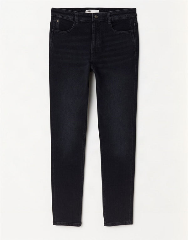 Jeans skinny da donna Zara EU 42 Large W32 L27 Blu navy