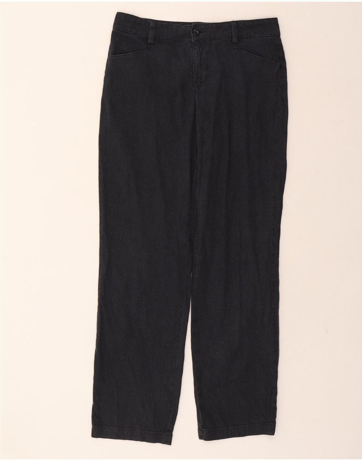 LEE Womens Relaxed Fit Casual Trousers W32 L32 Navy Blue Vintage Lee and Second-Hand Lee from Messina Hembry 