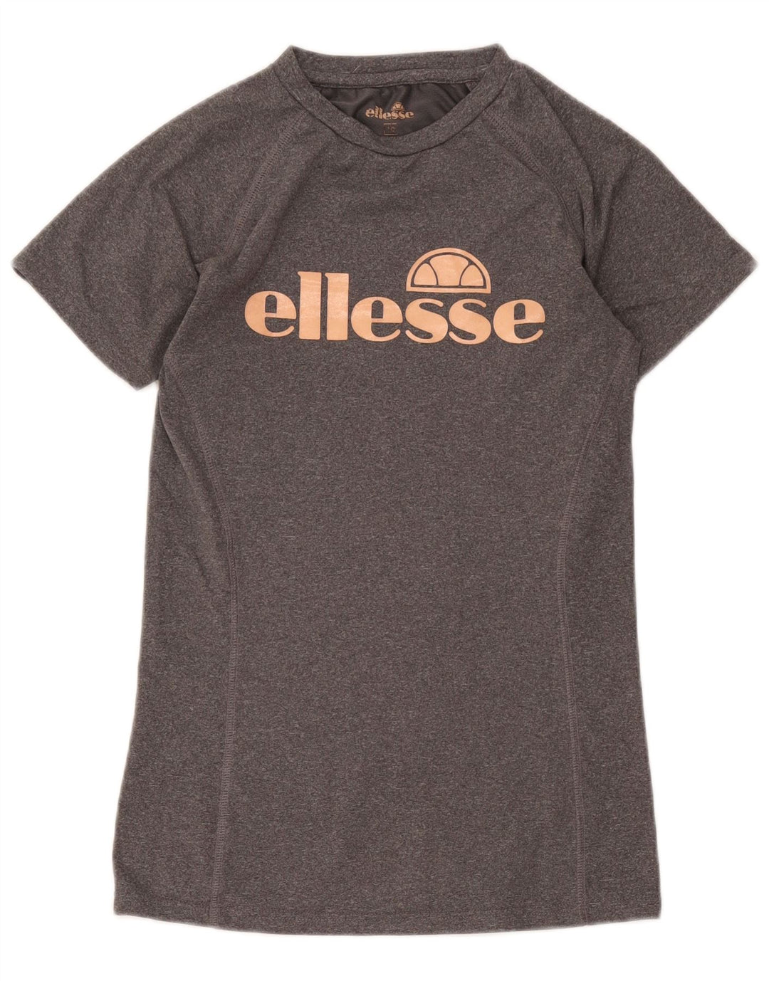T-shirt grafica da donna Ellesse Top UK 10 Small Grigio Poliestere