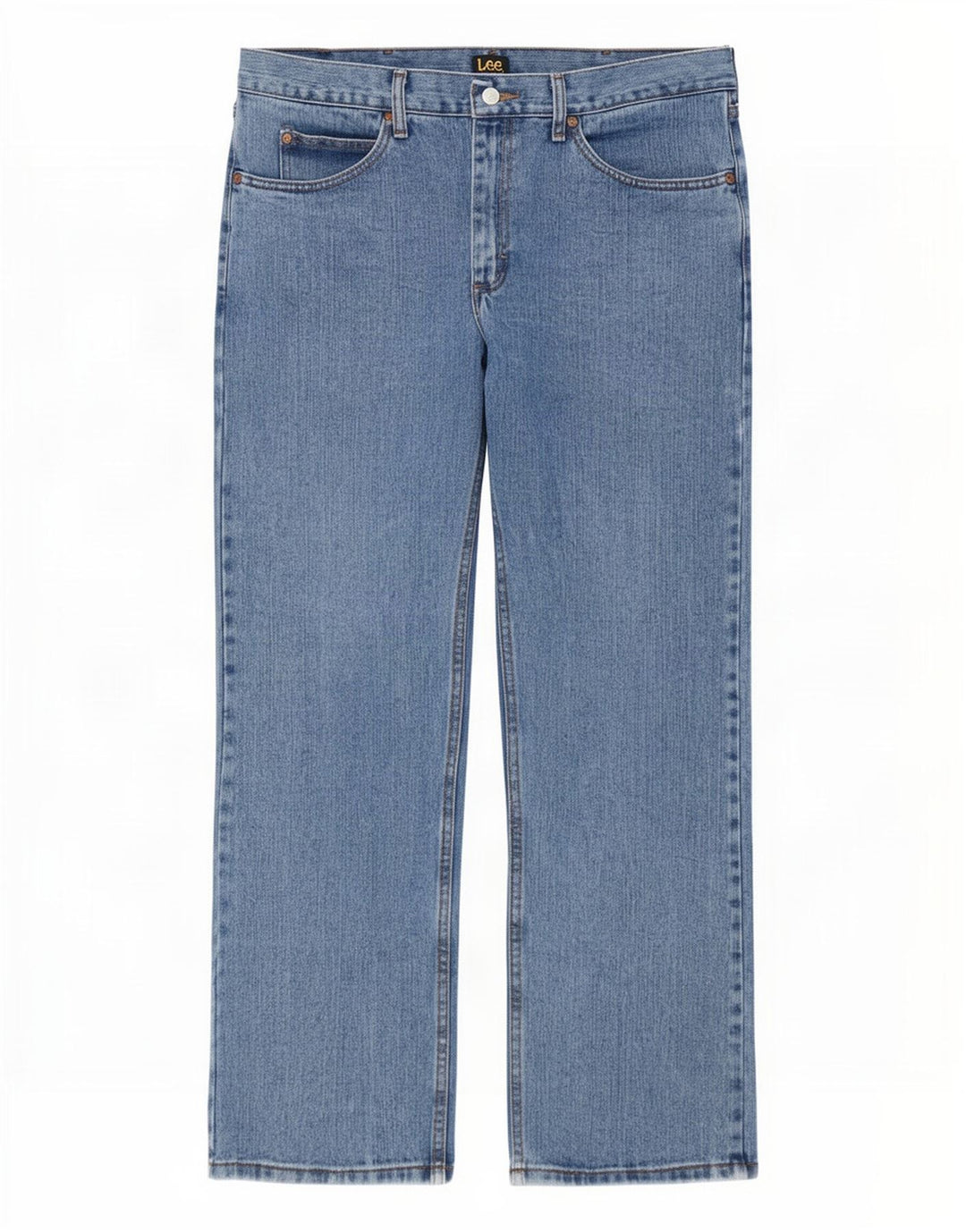 Jeans dritti da uomo Lee W36 L32 in cotone blu