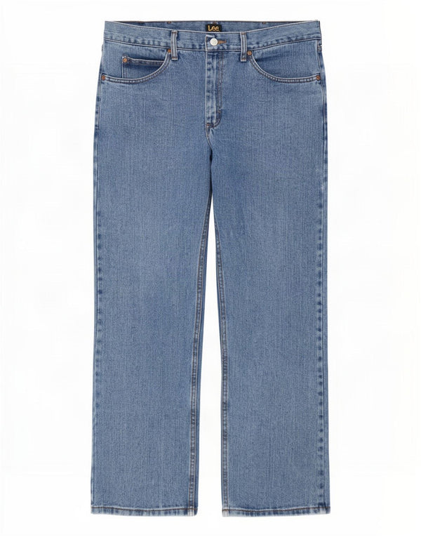 Jeans dritti da uomo Lee W36 L32 in cotone blu