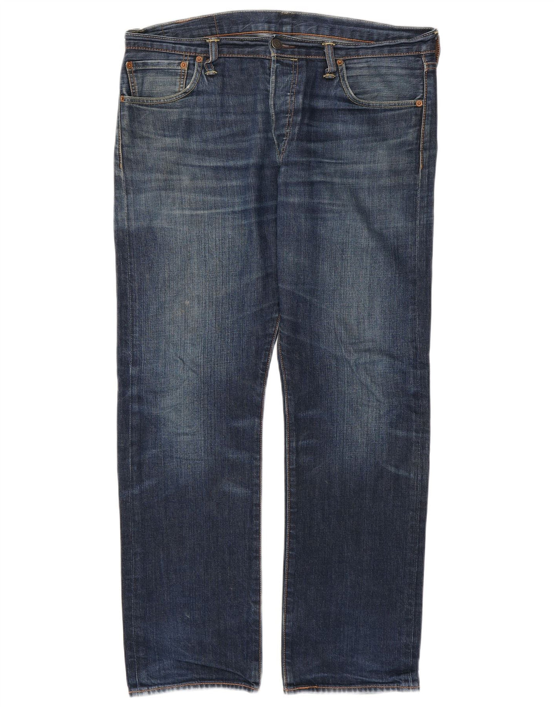 LEVI'S Jeans dritti da uomo 501 W34 L30 cotone blu