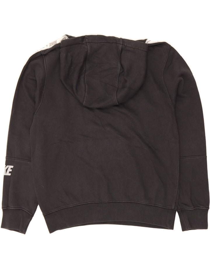 NIKE Mens Graphic Hoodie Jumper Small Black Cotton Vintage Nike and Second-Hand Nike from Messina Hembry 