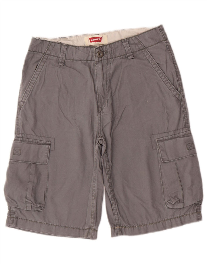 Pantaloncini cargo Levi's per ragazzi 13-14 anni W27 in cotone grigio