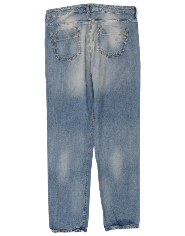 Jeans dritti da donna French Connection UK 14 Large W34 L32 Cotone blu