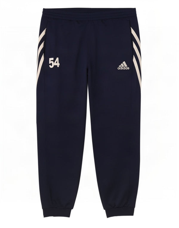 Pantaloni da tuta da uomo Adidas Joggers grandi in poliestere blu navy