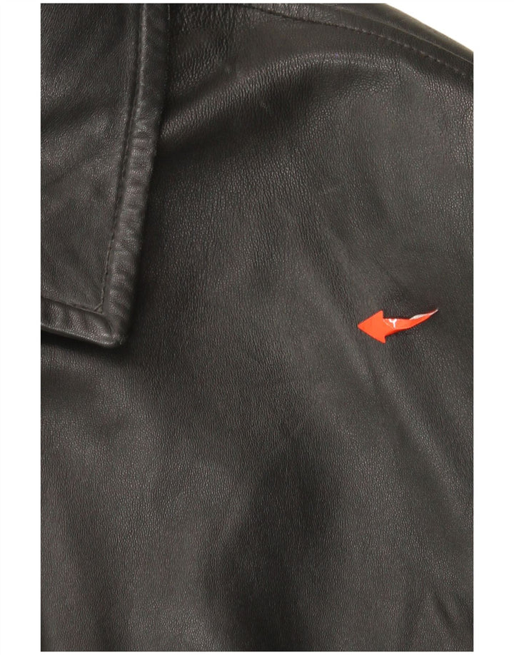 Giacca in pelle da uomo Route 66 UK 42 XL Pelle nera