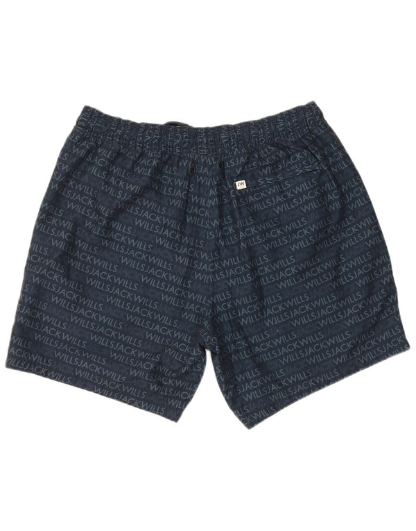 Pantaloncini da bagno da uomo Jack Wills grandi blu navy