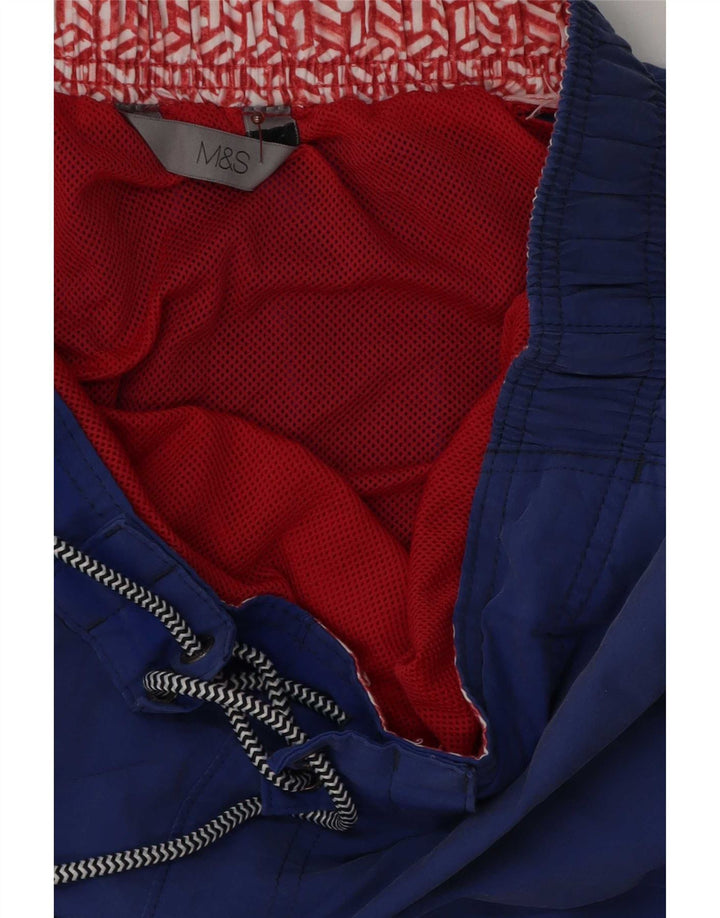 Pantaloncini da bagno da uomo Marks & Spencer grandi blu
