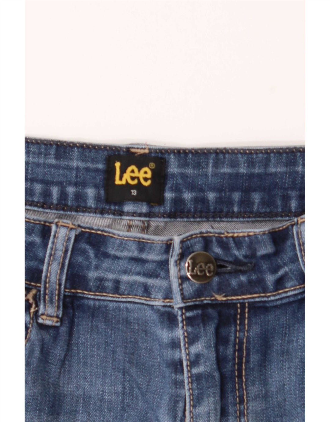 Jeans Bootcut da donna Lee US 13 Large W32 L33 Cotone blu