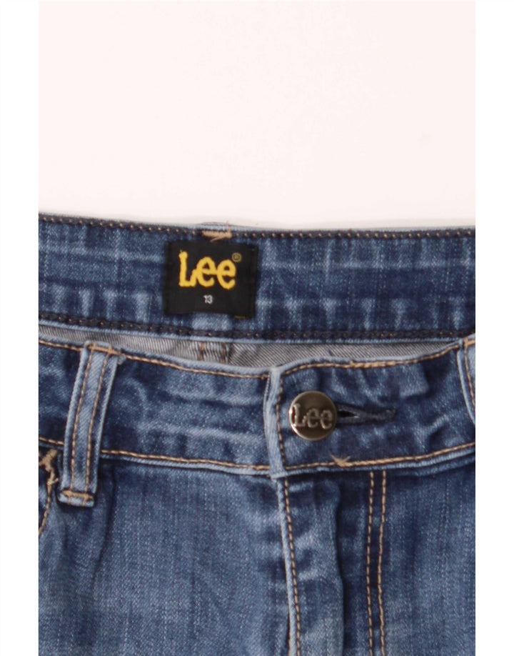 Jeans Bootcut da donna Lee US 13 Large W32 L33 Cotone blu