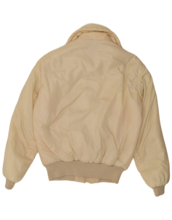 Giubbotto bomber da donna MC Ross IT 46 Large in poliammide bianco sporco