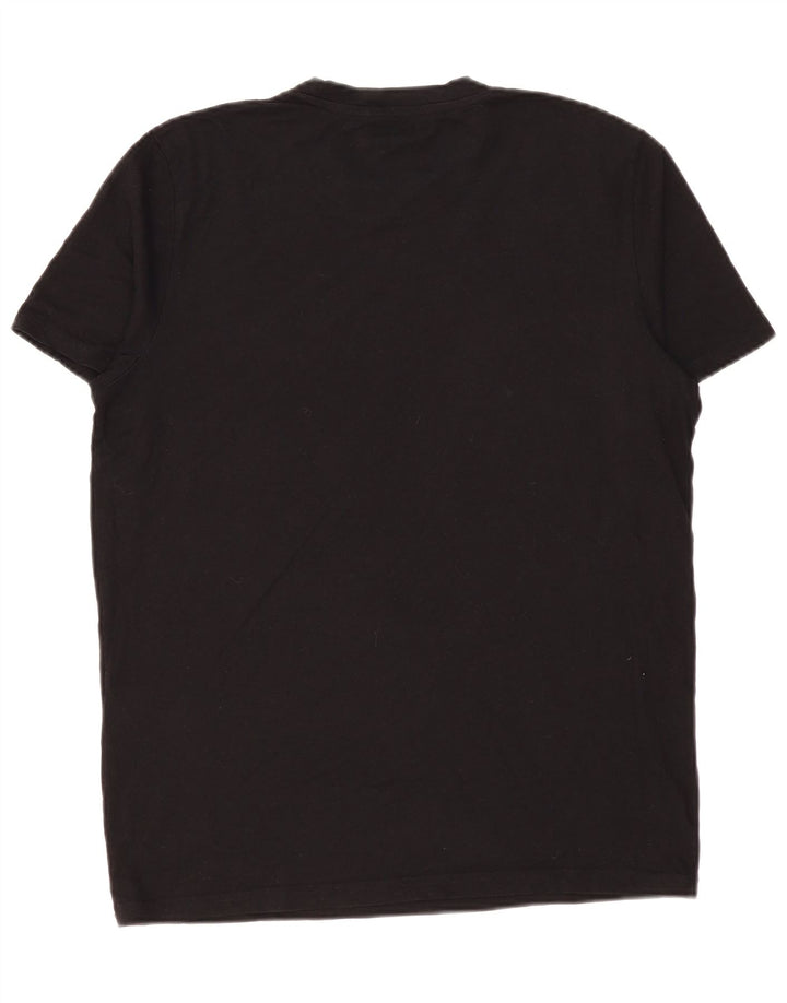 T-shirt da uomo Jack & Jones Top grande in cotone nero