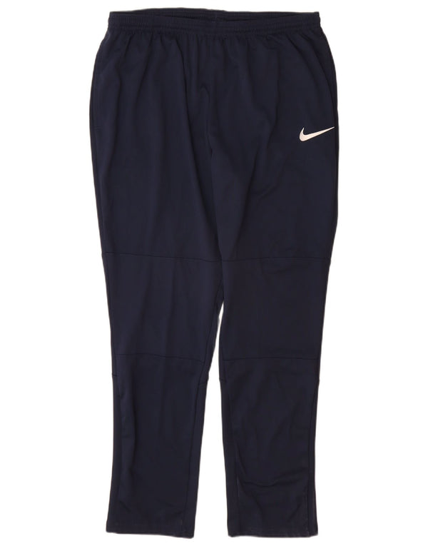 Pantaloni da tuta Nike Dri Fit da uomo XL in poliestere blu navy