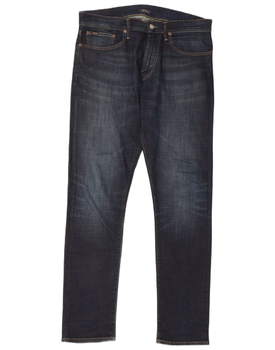 POLO RALPH LAUREN Jeans slim da uomo W33 L34 Cotone blu navy