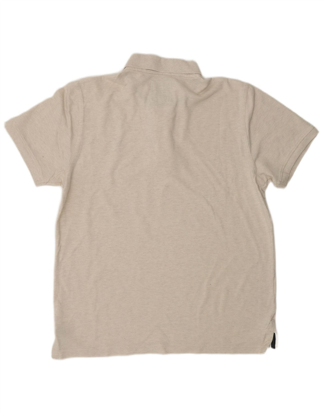 CREW CLOTHING Polo da uomo grande in cotone grigio