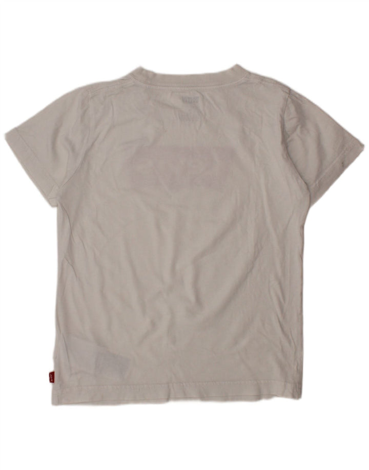 T-shirt grafica per ragazzi LEVI'S 7-8 anni in cotone bianco