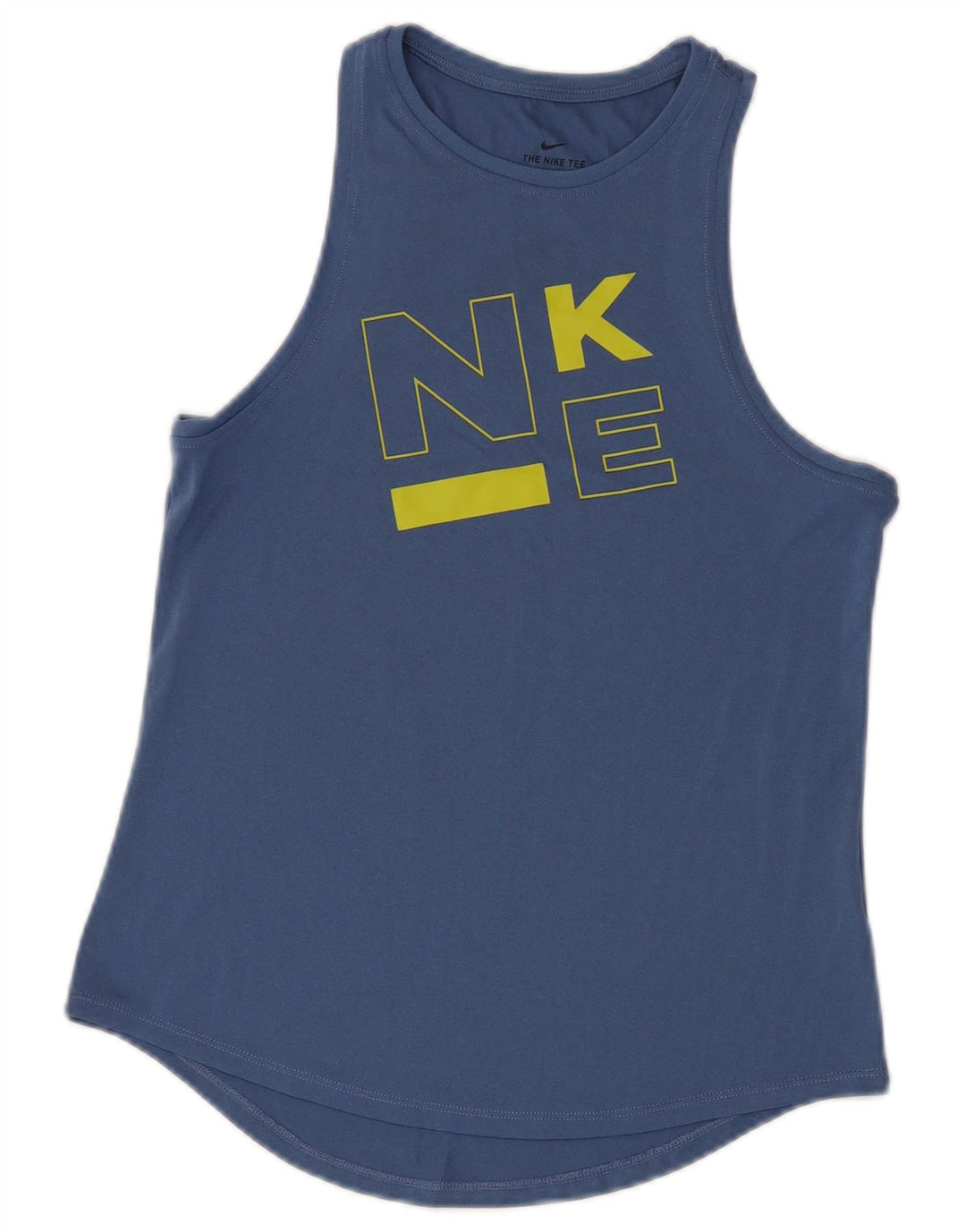 Canotta grafica da uomo NIKE Dri Fit piccola blu