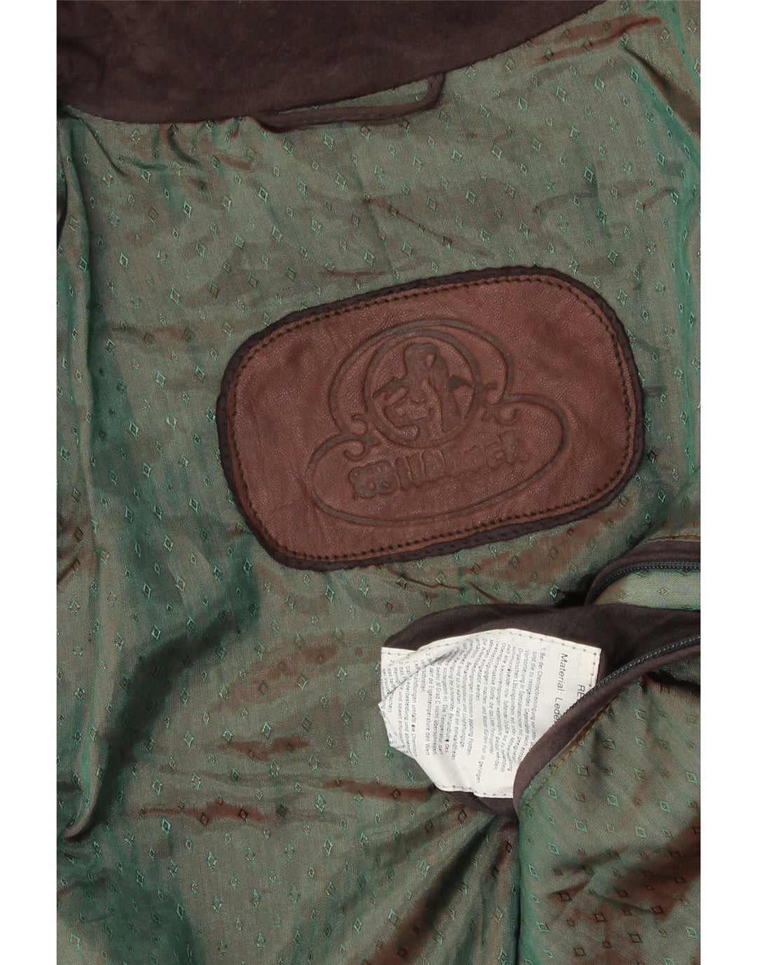 Giacca a vento vintage in pelle scamosciata da uomo UK 42 XL in pelle marrone