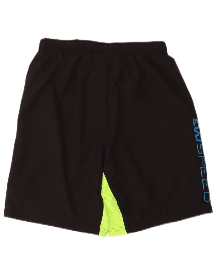 Pantaloncini sportivi da uomo Puma Small Black Colourblock in poliestere sportivo