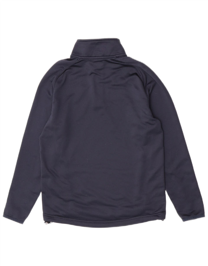 Felpa con collo con zip per ragazzi Canterbury, 11-12 anni, in poliestere blu navy
