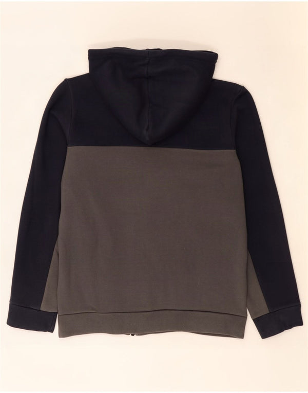 Felpa con cappuccio con zip Adidas da uomo per le scuole dell'Irlanda del Nord, piccola, nera
