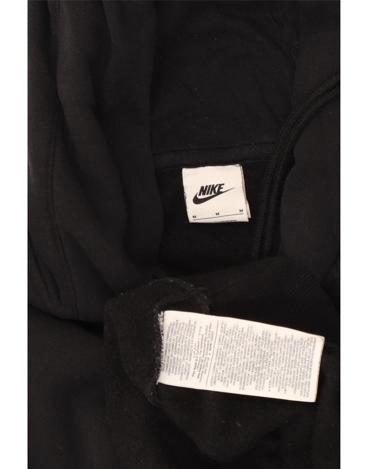 Felpa con cappuccio oversize da donna Nike UK 14 cotone medio nero