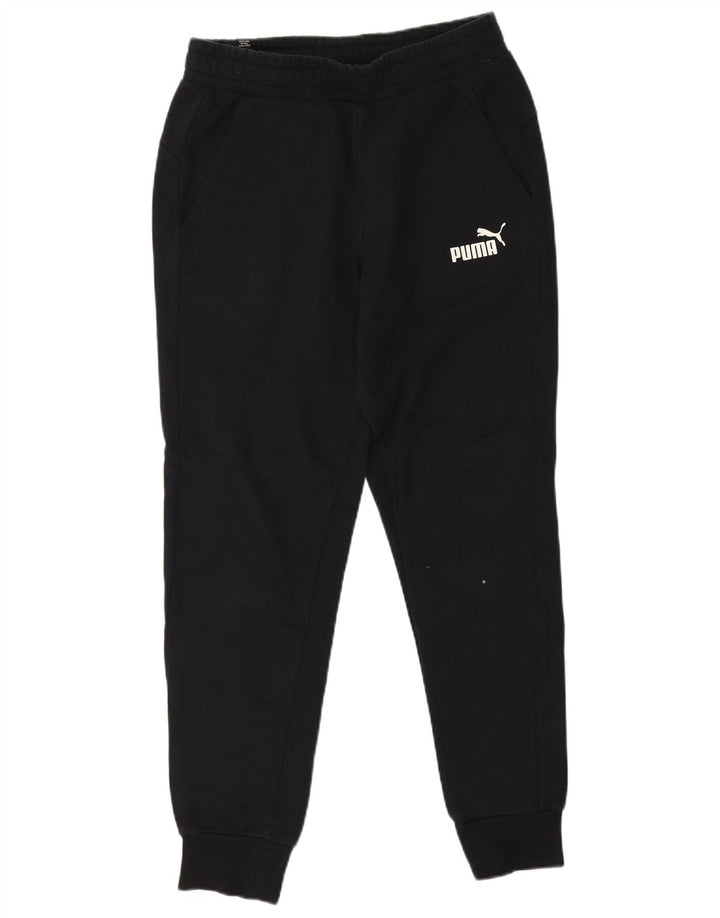 Pantaloni da tuta da uomo Puma Joggers piccoli in cotone nero