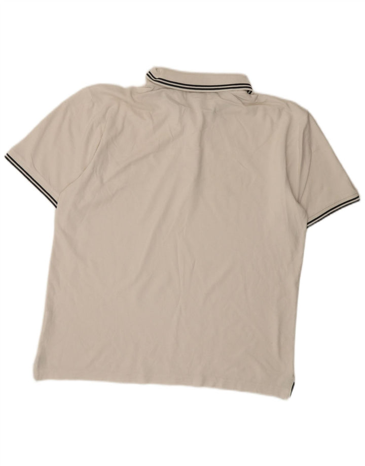 Polo da uomo Champion in cotone bianco medio