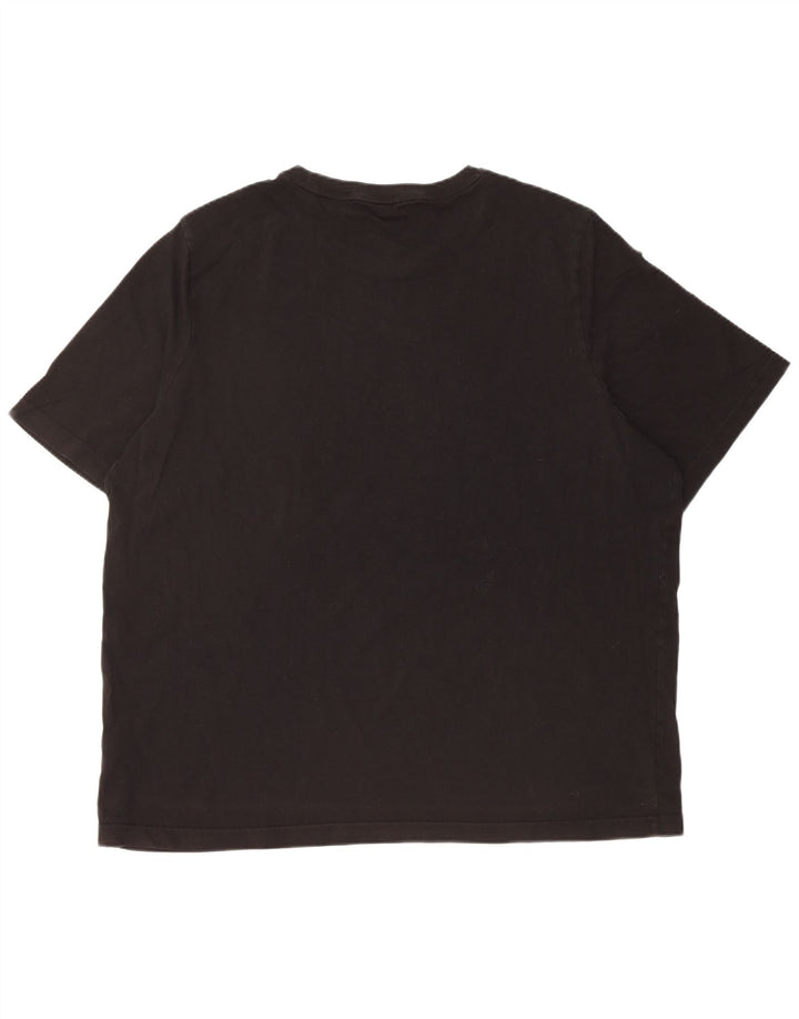 PUMA Mens Graphic T-Shirt Top 2XL Black Cotton